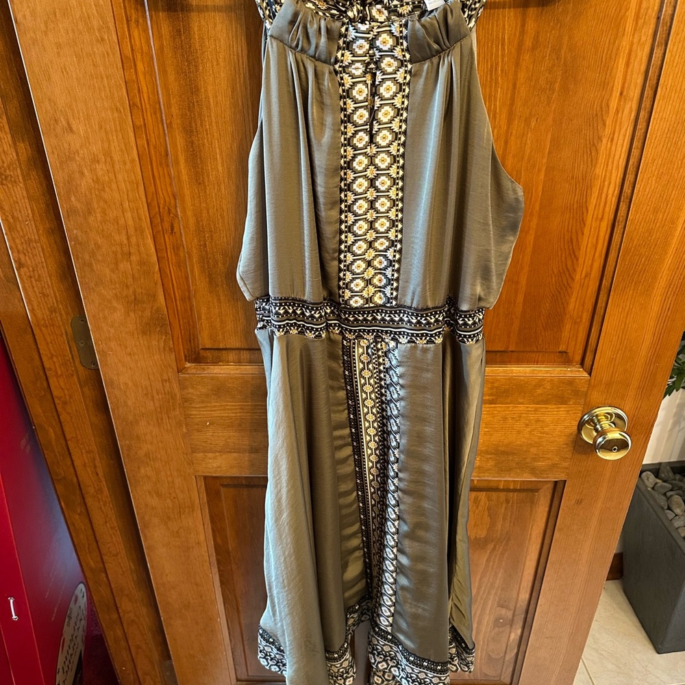 New York & Company Geometric Patterned Dress
